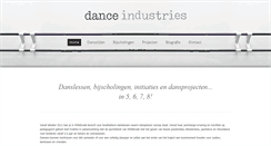 Desktop Screenshot of dance-industries.be